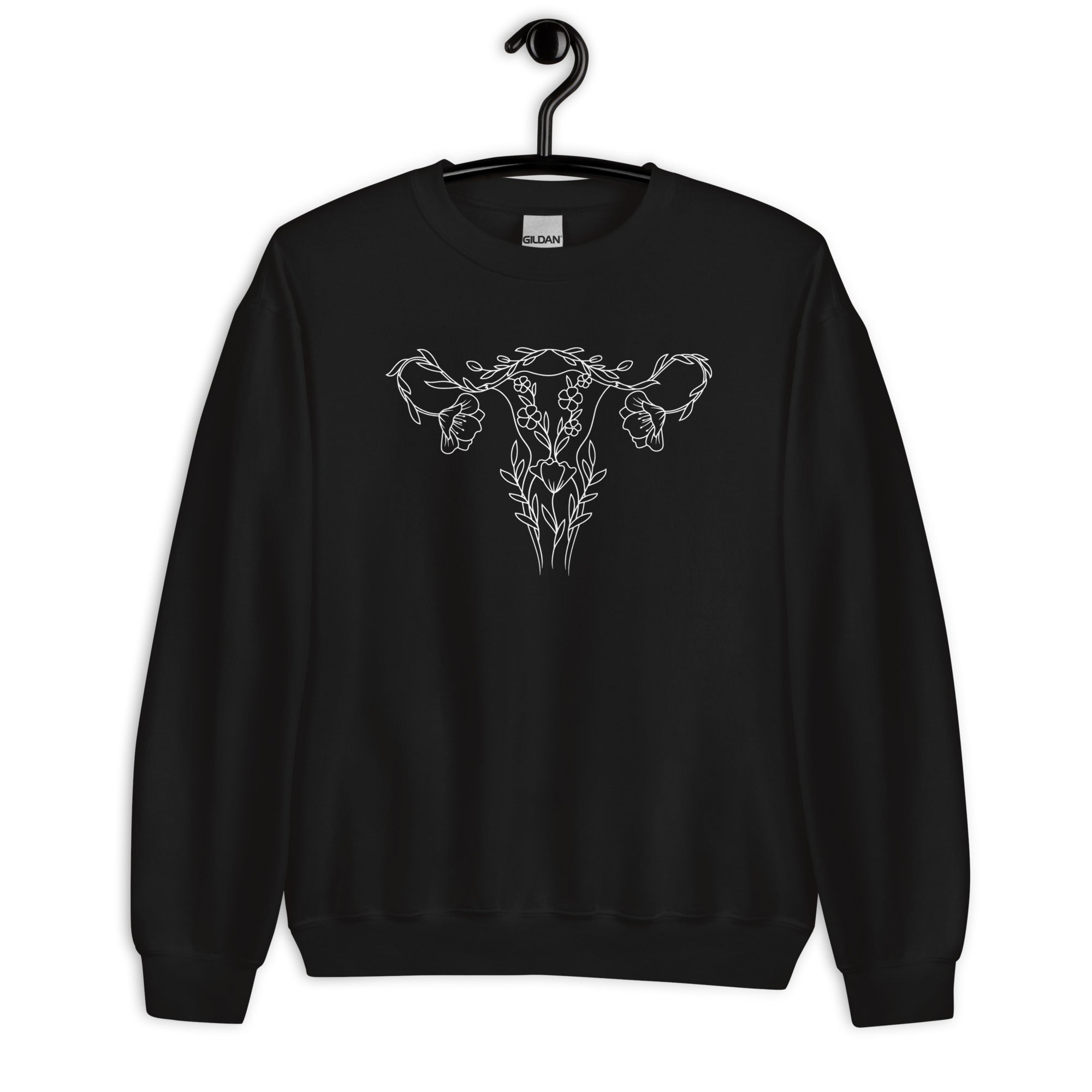 Sweatshirt: Floral Uterus