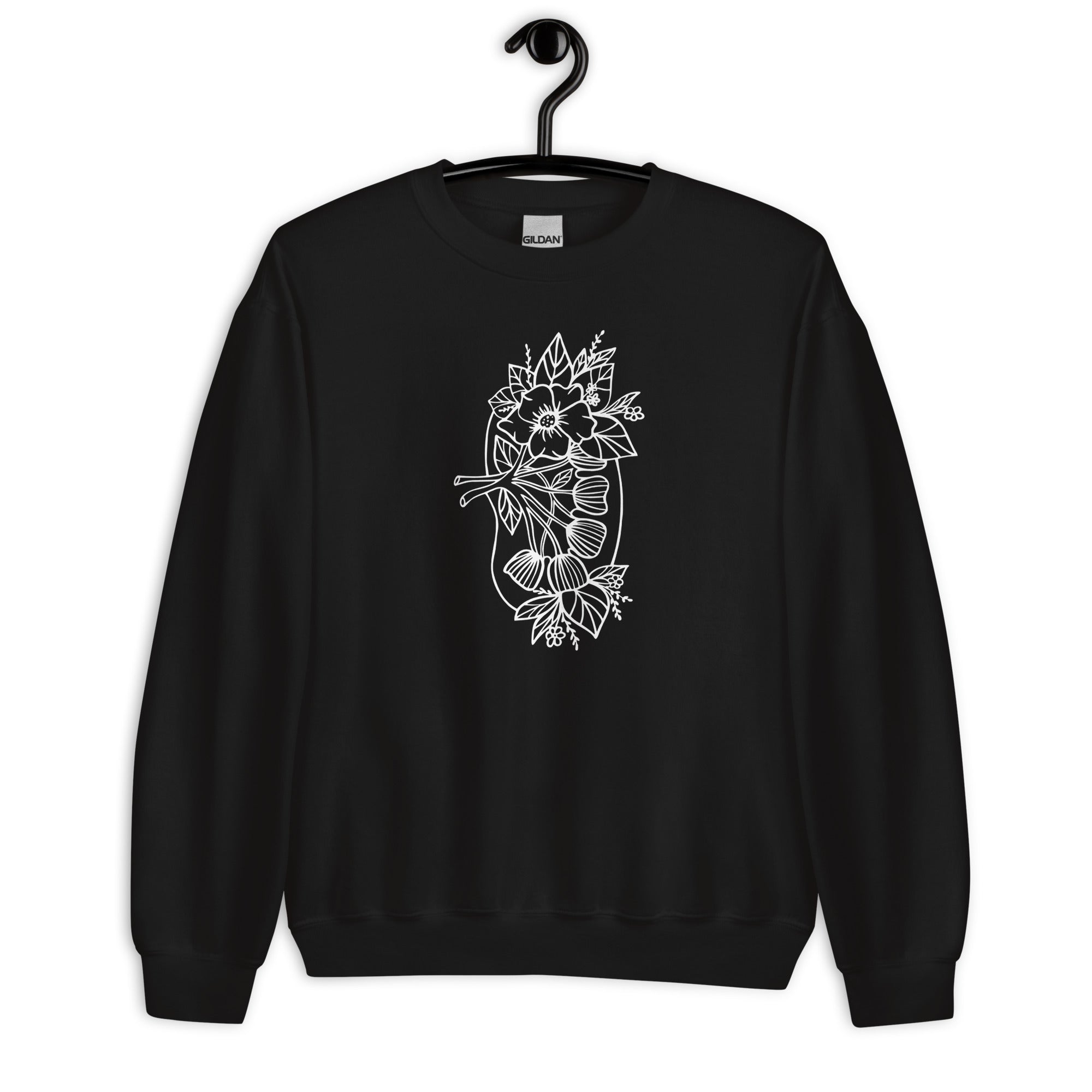 Sweatshirt: Floral Kidney