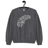 Sweatshirt: Floral Liver