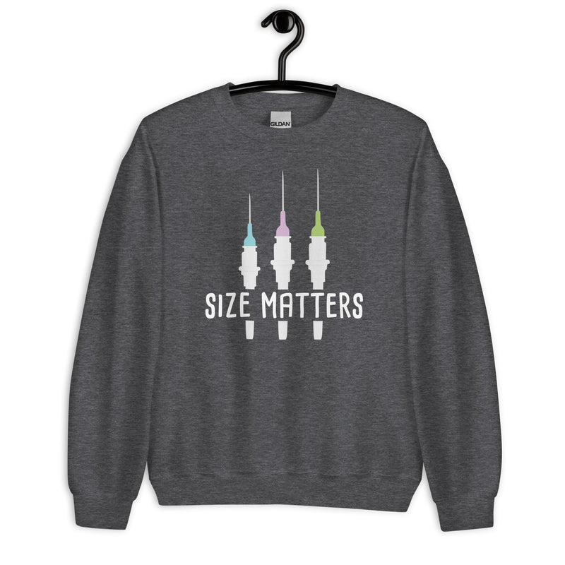 Sweatshirt: Size Matters