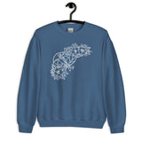 Sweatshirt: Floral Liver