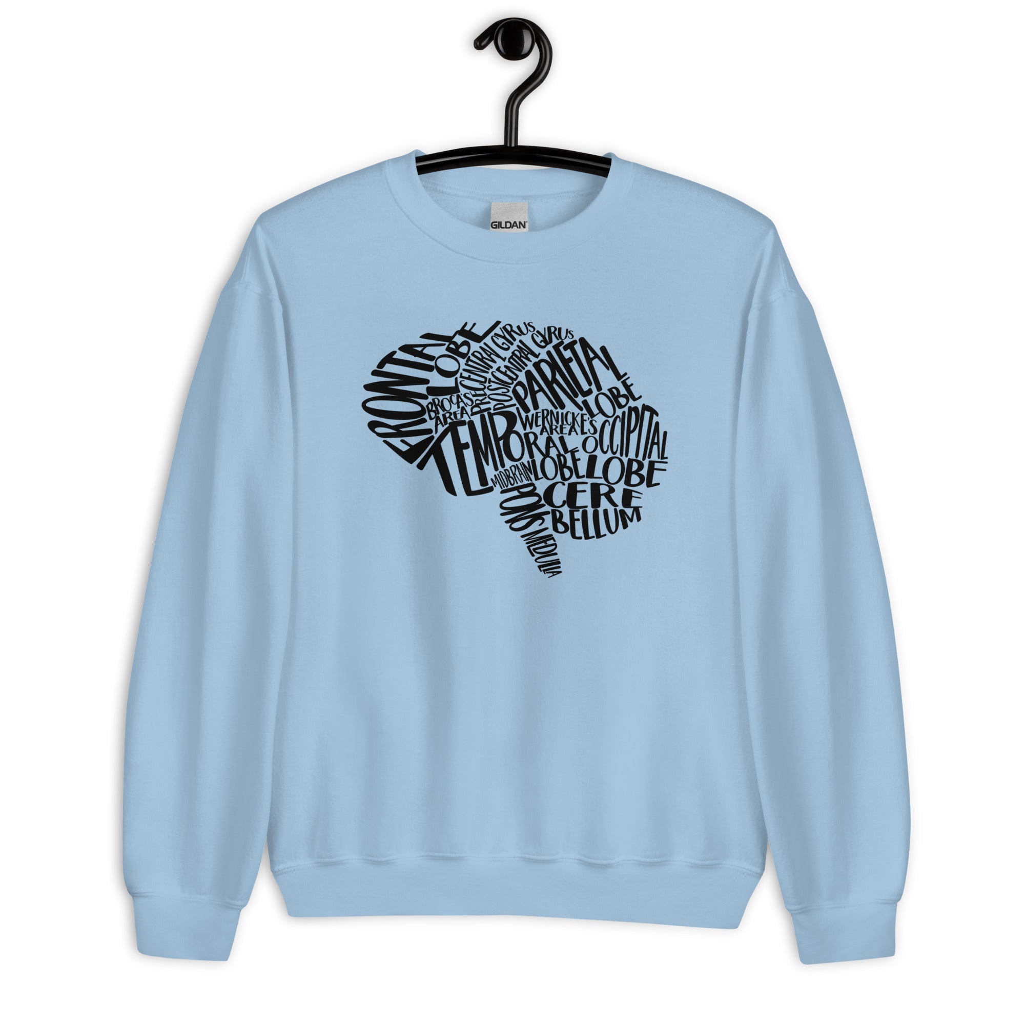 Sweatshirt: Typographical Brain