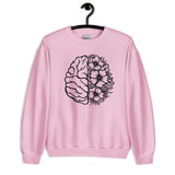Sweatshirt: Floral Brain