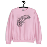 Sweatshirt: Floral Liver