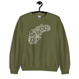 Sweatshirt: Floral Liver