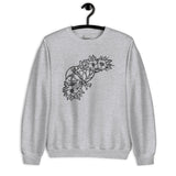 Sweatshirt: Floral Liver