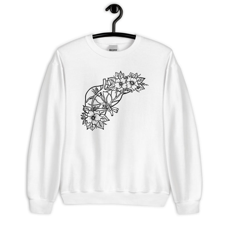 Sweatshirt: Floral Liver