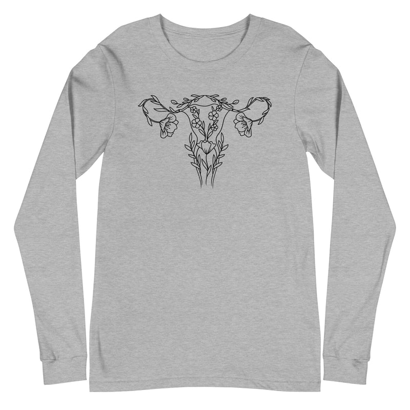 Floral Uterus - Long Sleeve