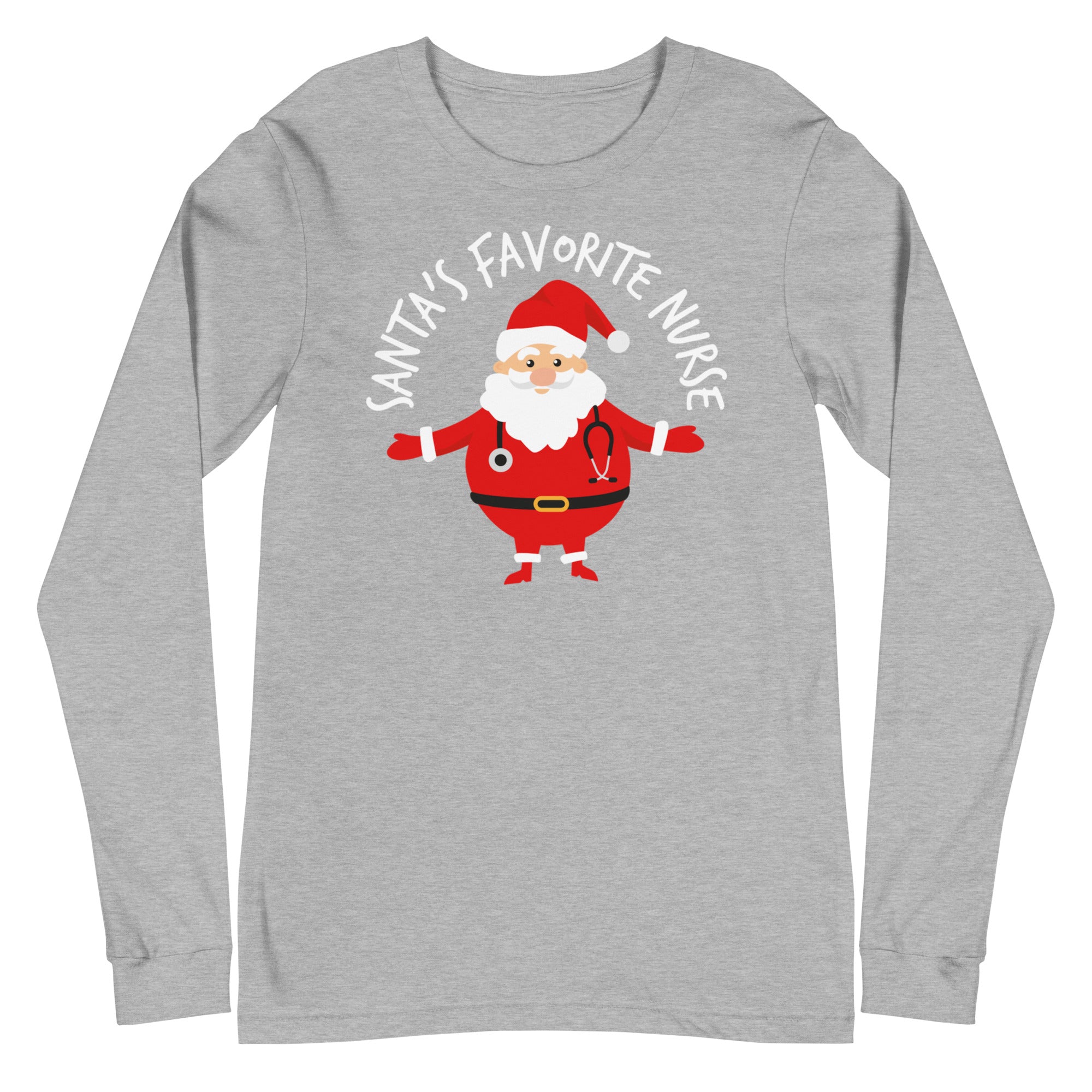 Santa's Favorite Nurse - Long Sleeve - SN