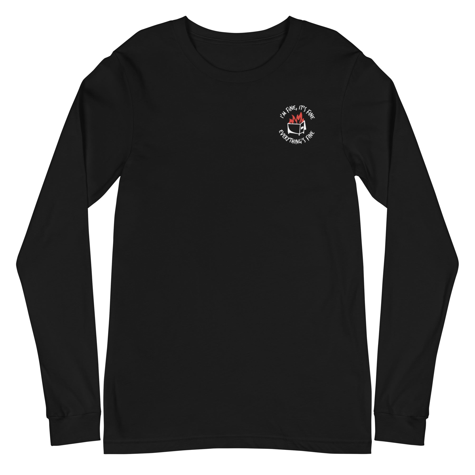 Dumpster Fire Long Sleeve - Left Chest