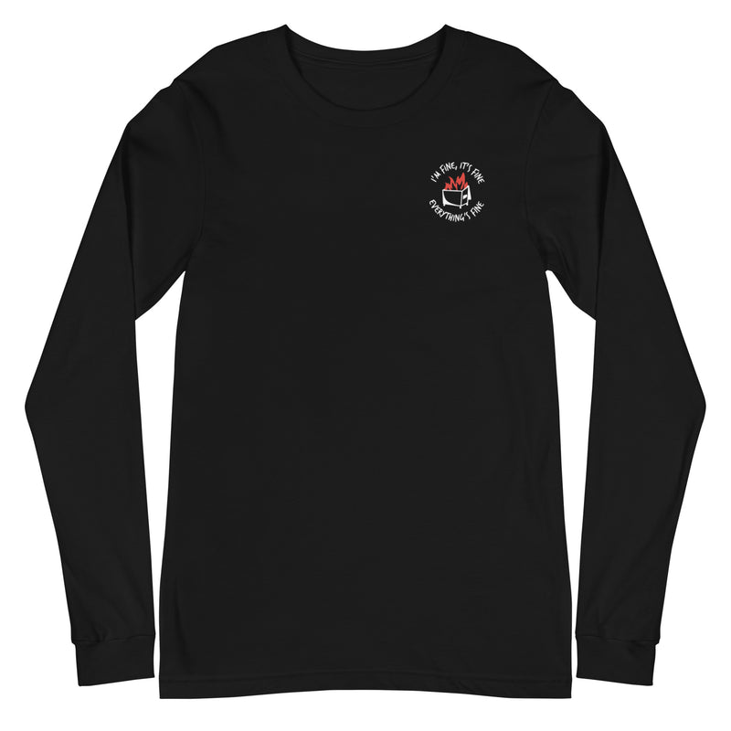 Dumpster Fire Long Sleeve - Left Chest