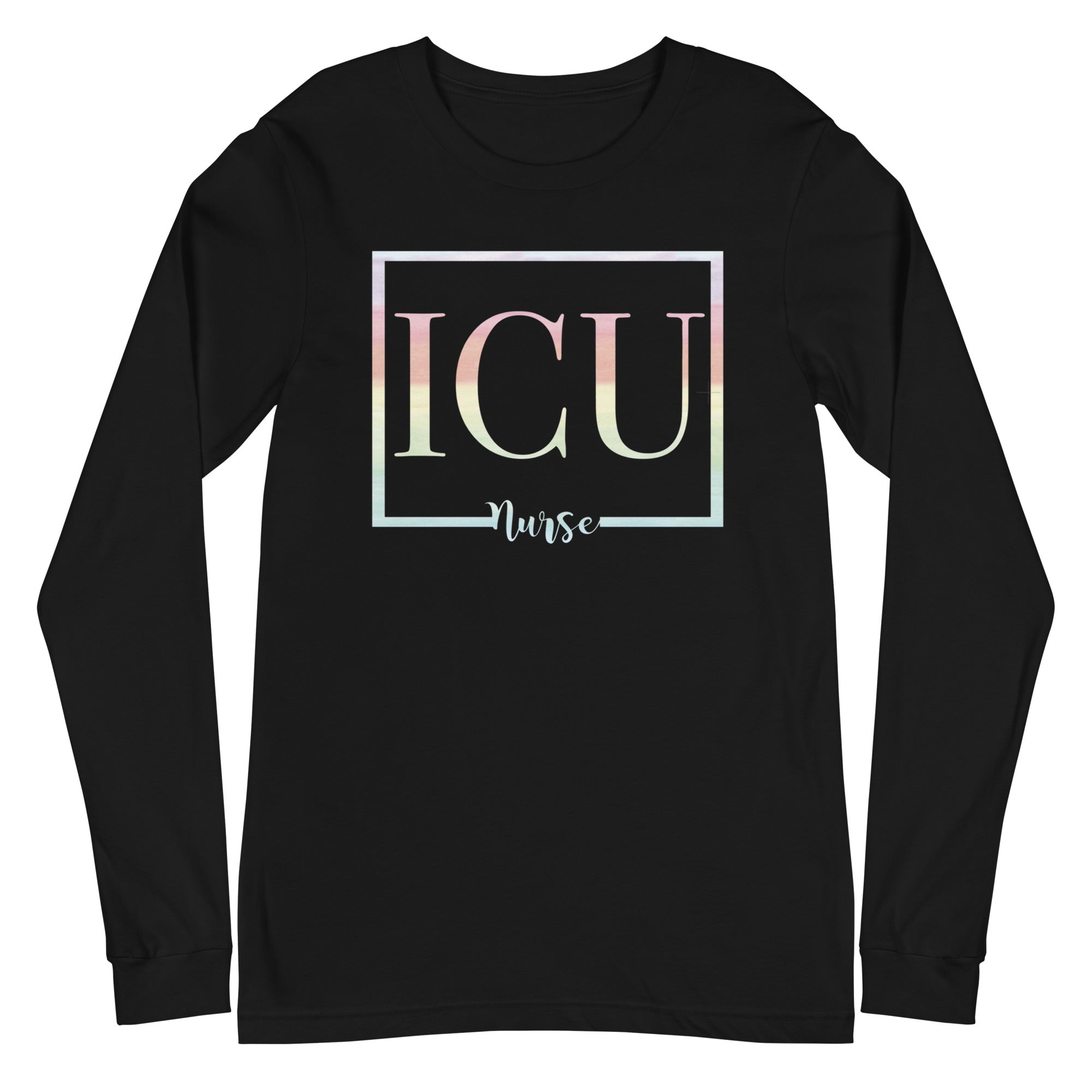 ICU Nurse Watercolor - Long Sleeve