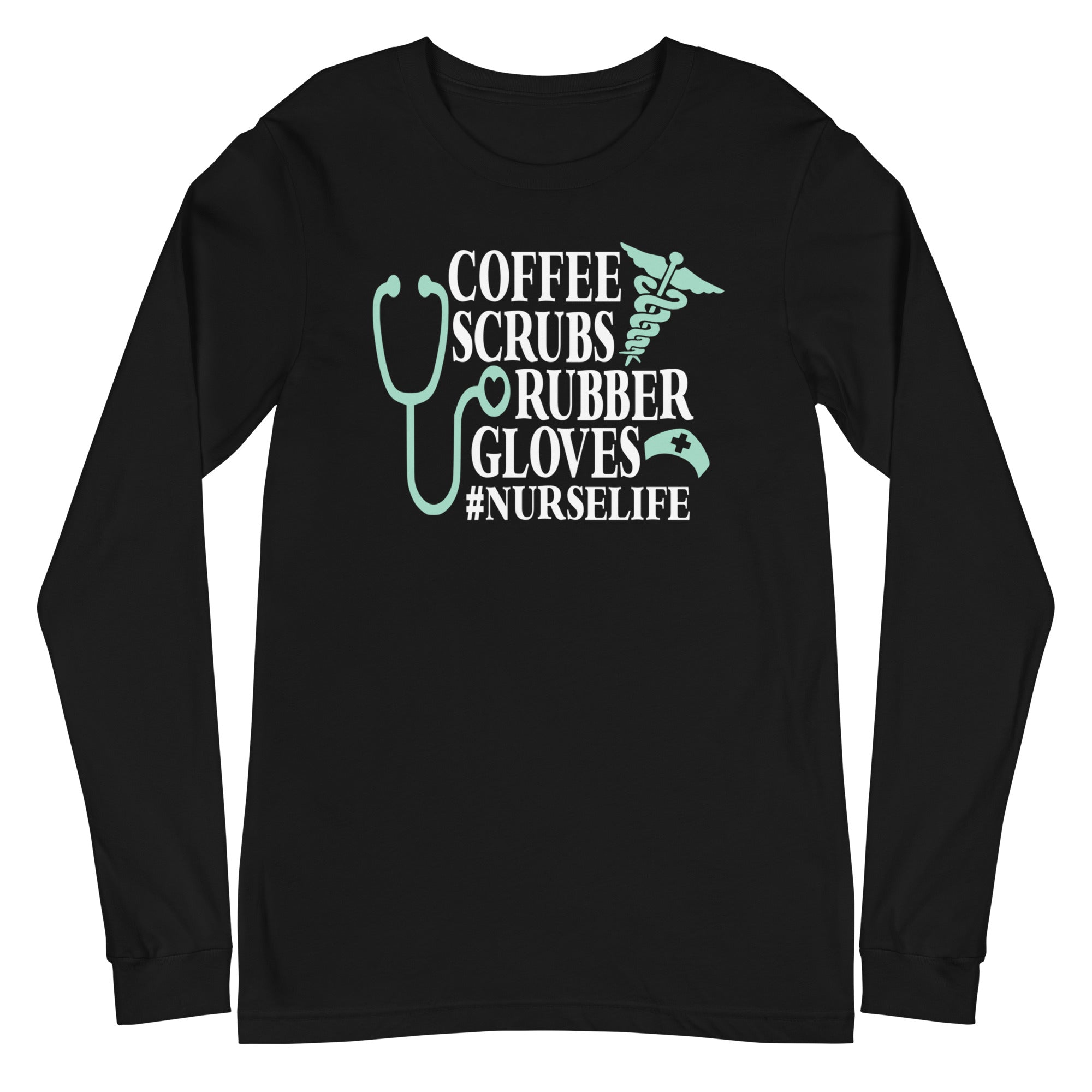 Coffee Scrubs Rubber Gloves - Long Sleeve
