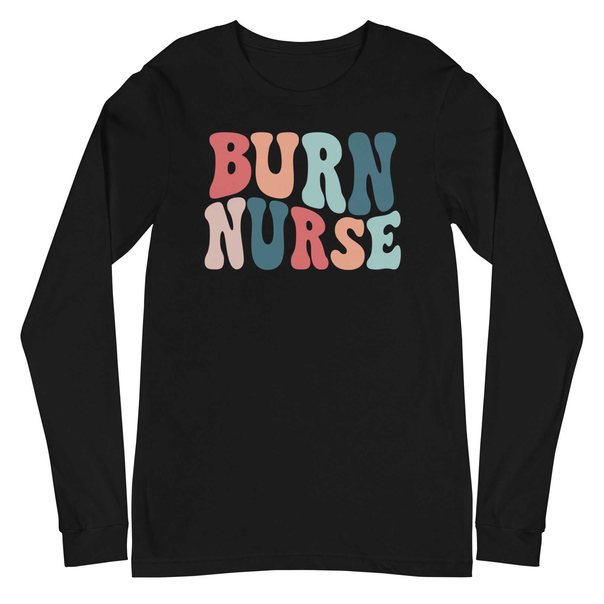 Retro Burn Nurse - Long Sleeve
