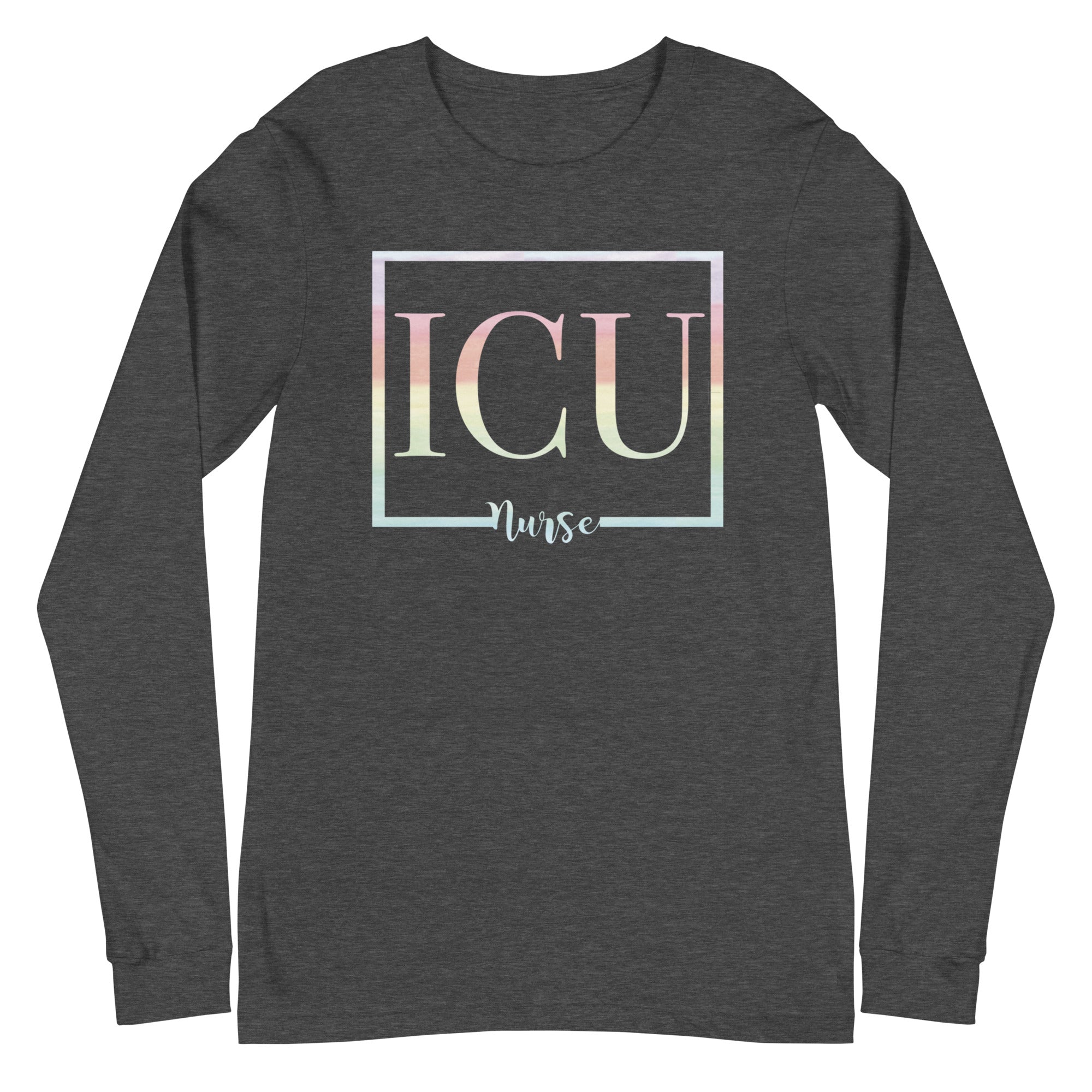 ICU Nurse Watercolor - Long Sleeve