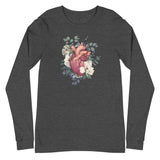 Floral Anatomical Heart - Long Sleeve