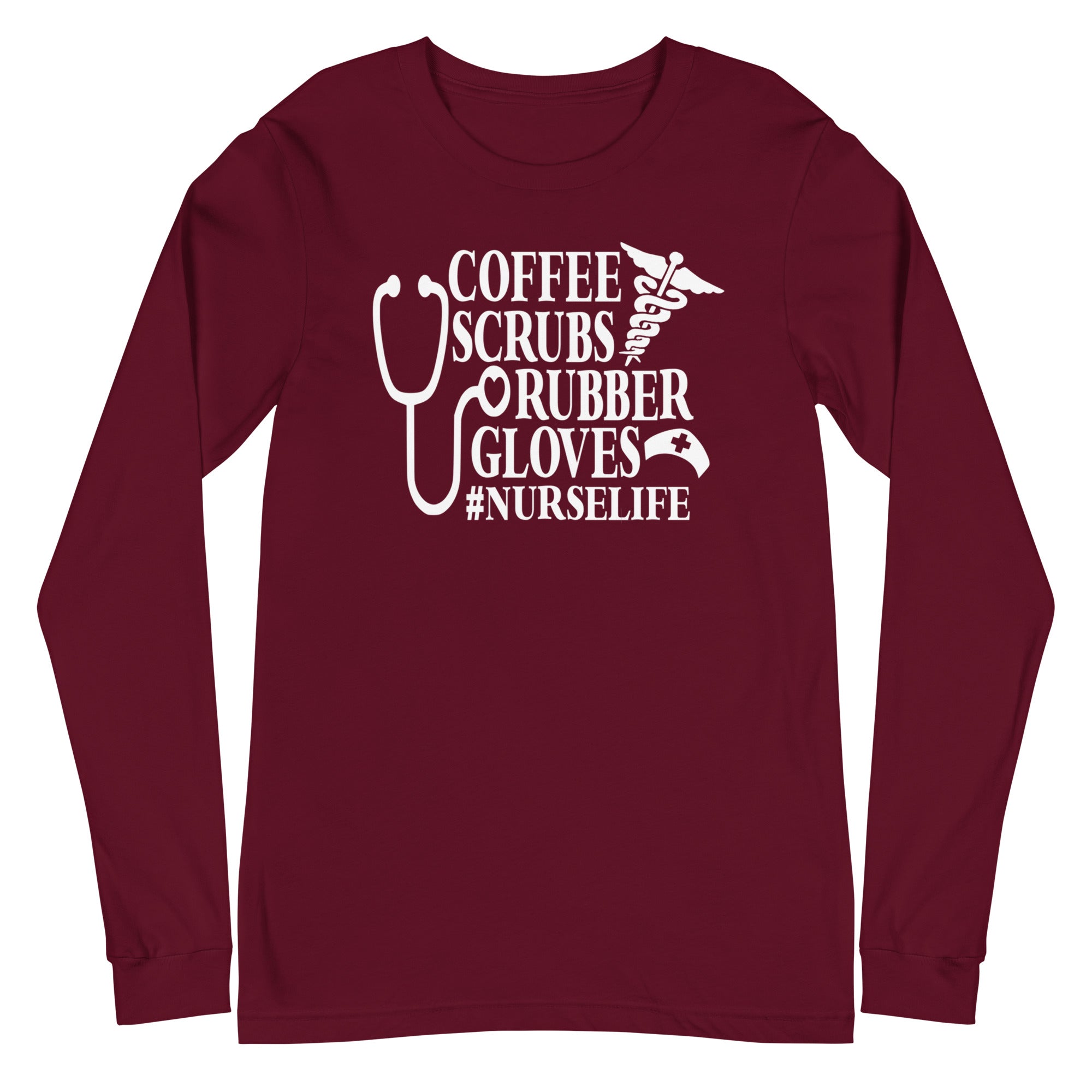 Coffee Scrubs Rubber Gloves - Long Sleeve