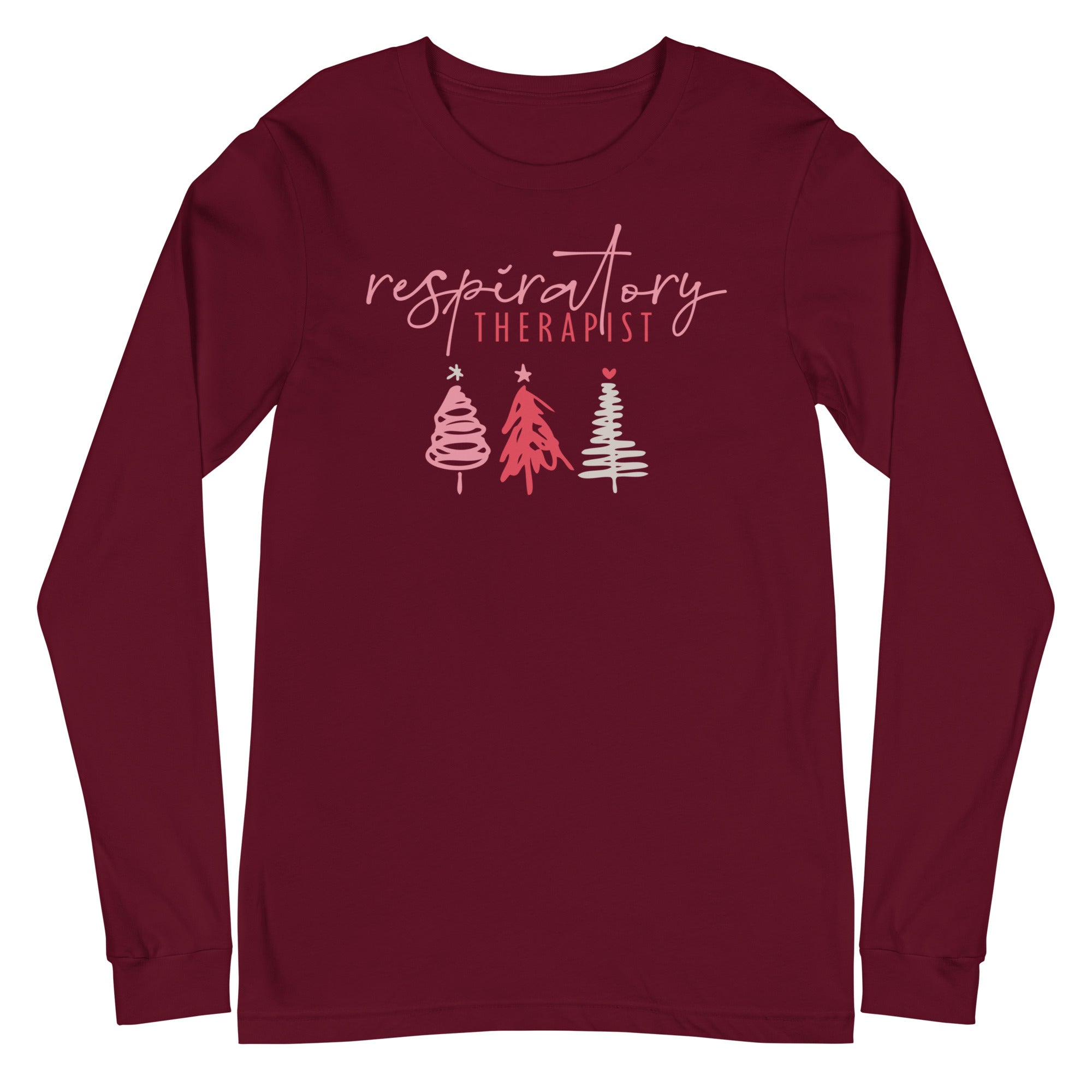 Respiratory Therapist Holiday Trees - Long Sleeve