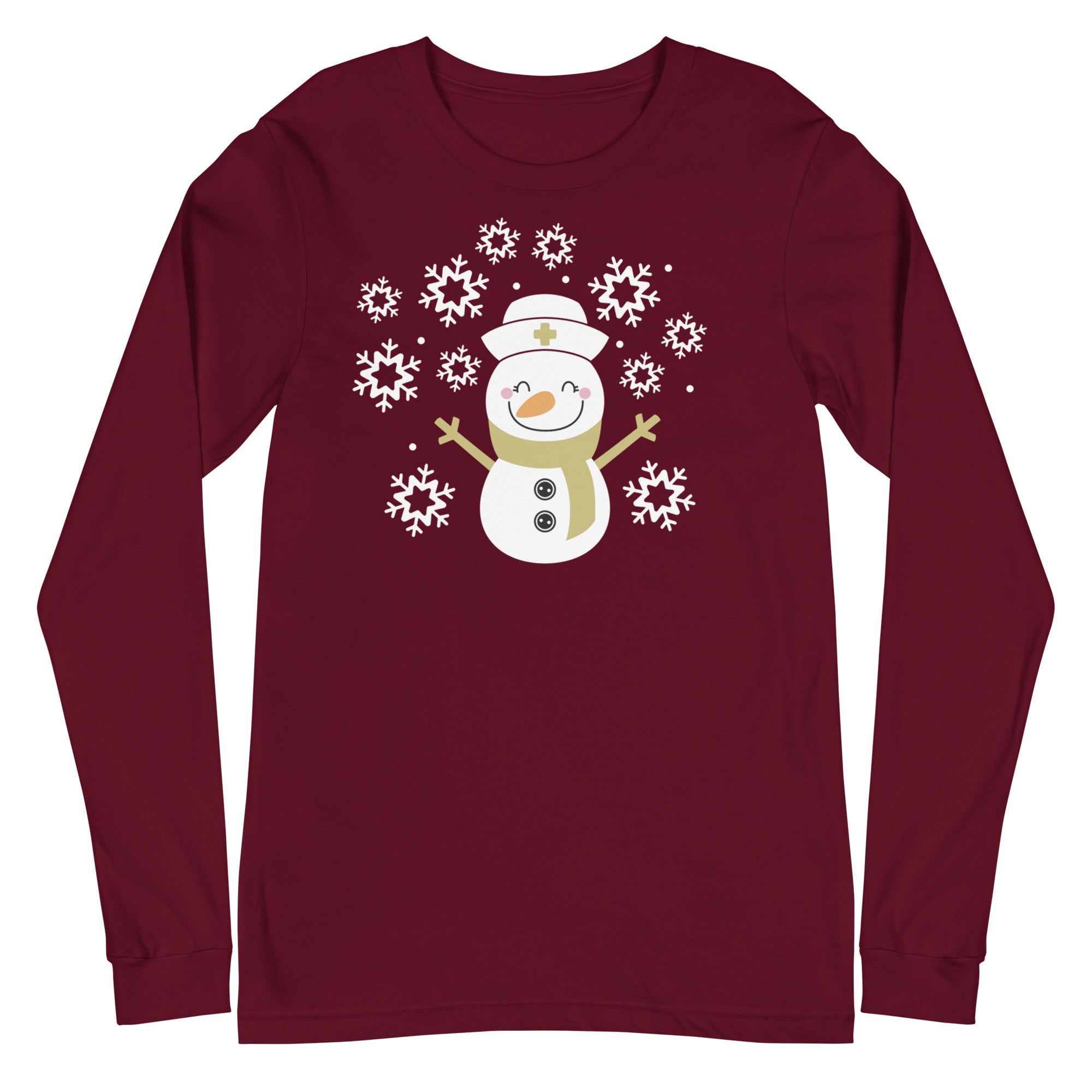 Snowman Nurse - Long Sleeve