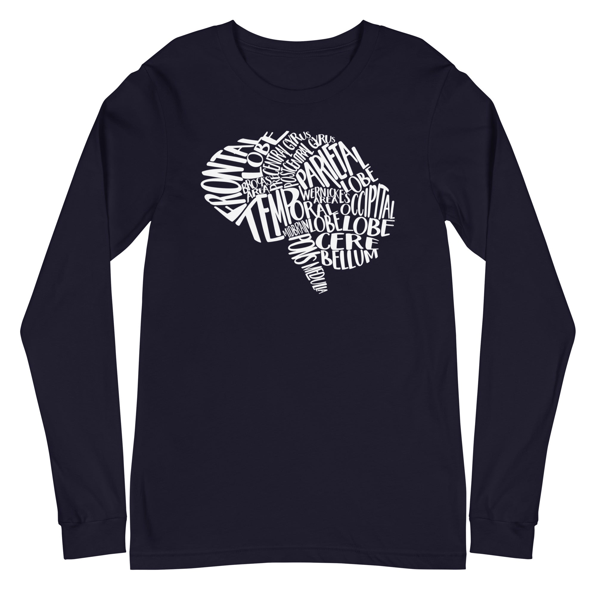 Typographical Brain - Long Sleeve