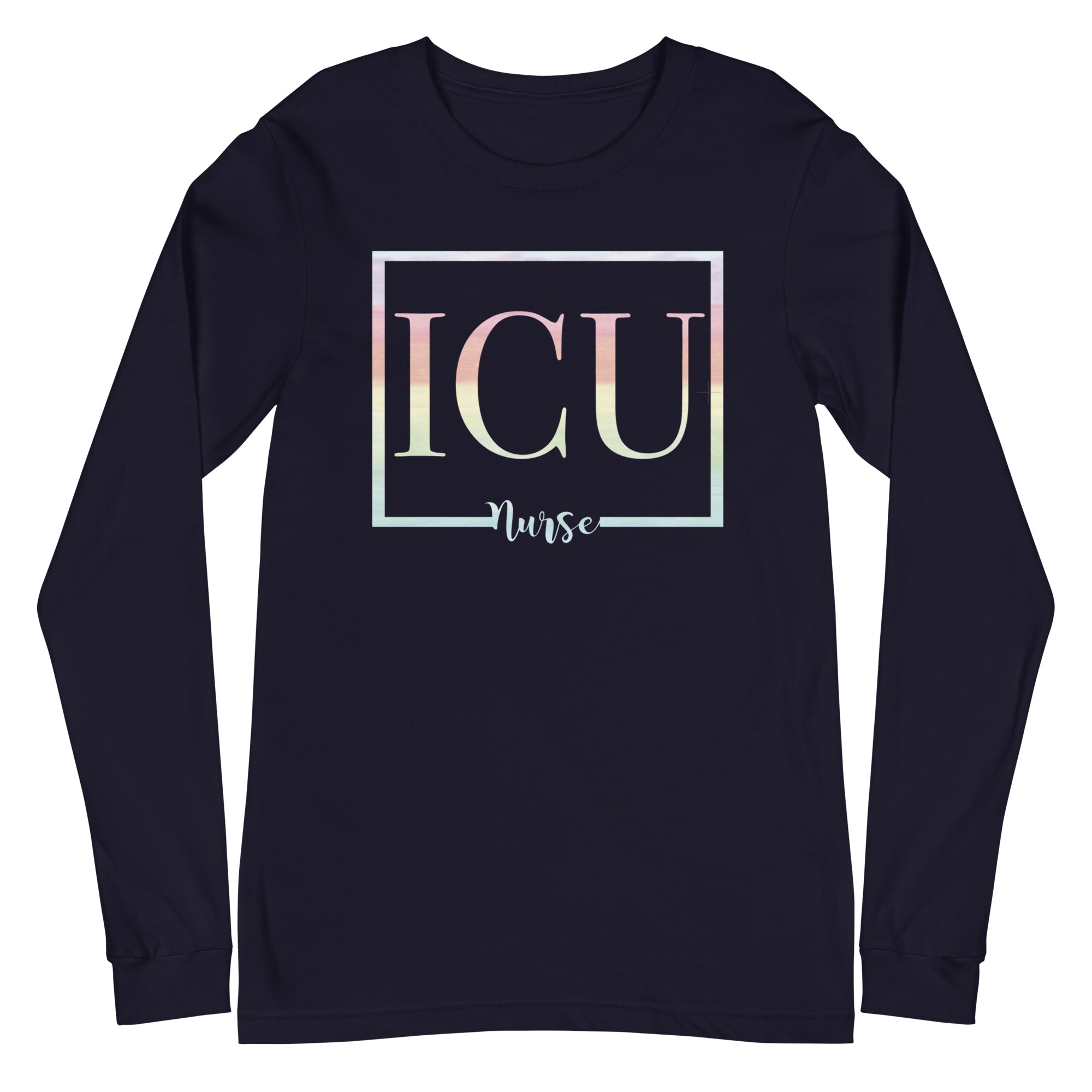 ICU Nurse Watercolor - Long Sleeve