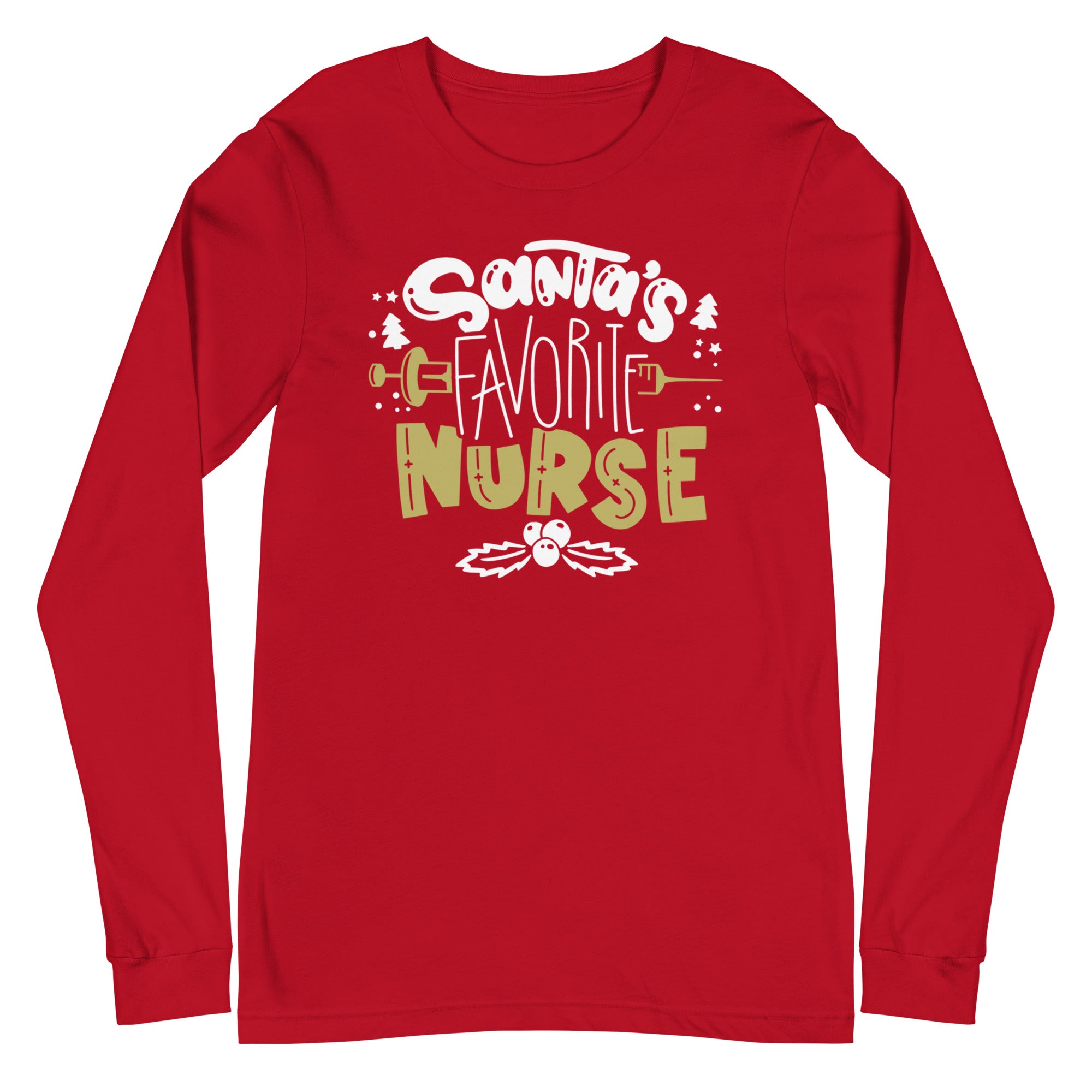 Santa's Favorite Nurse - Long Sleeve