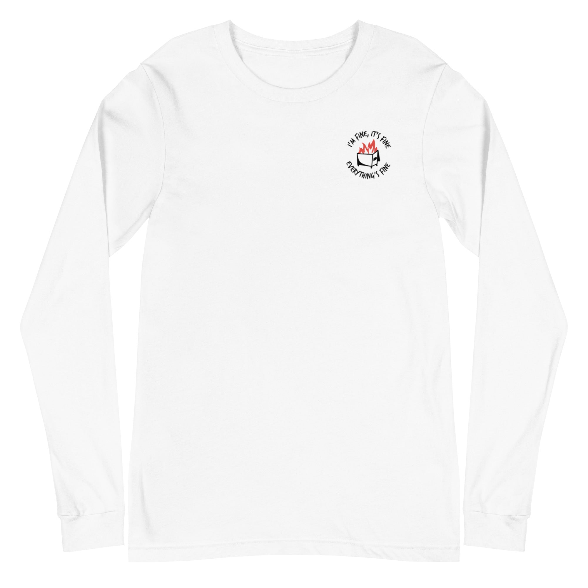 Dumpster Fire Long Sleeve - Left Chest