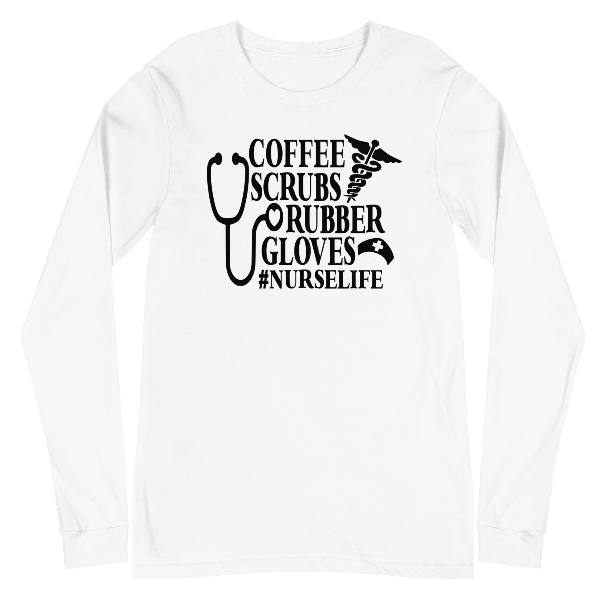 Coffee Scrubs Rubber Gloves - Long Sleeve