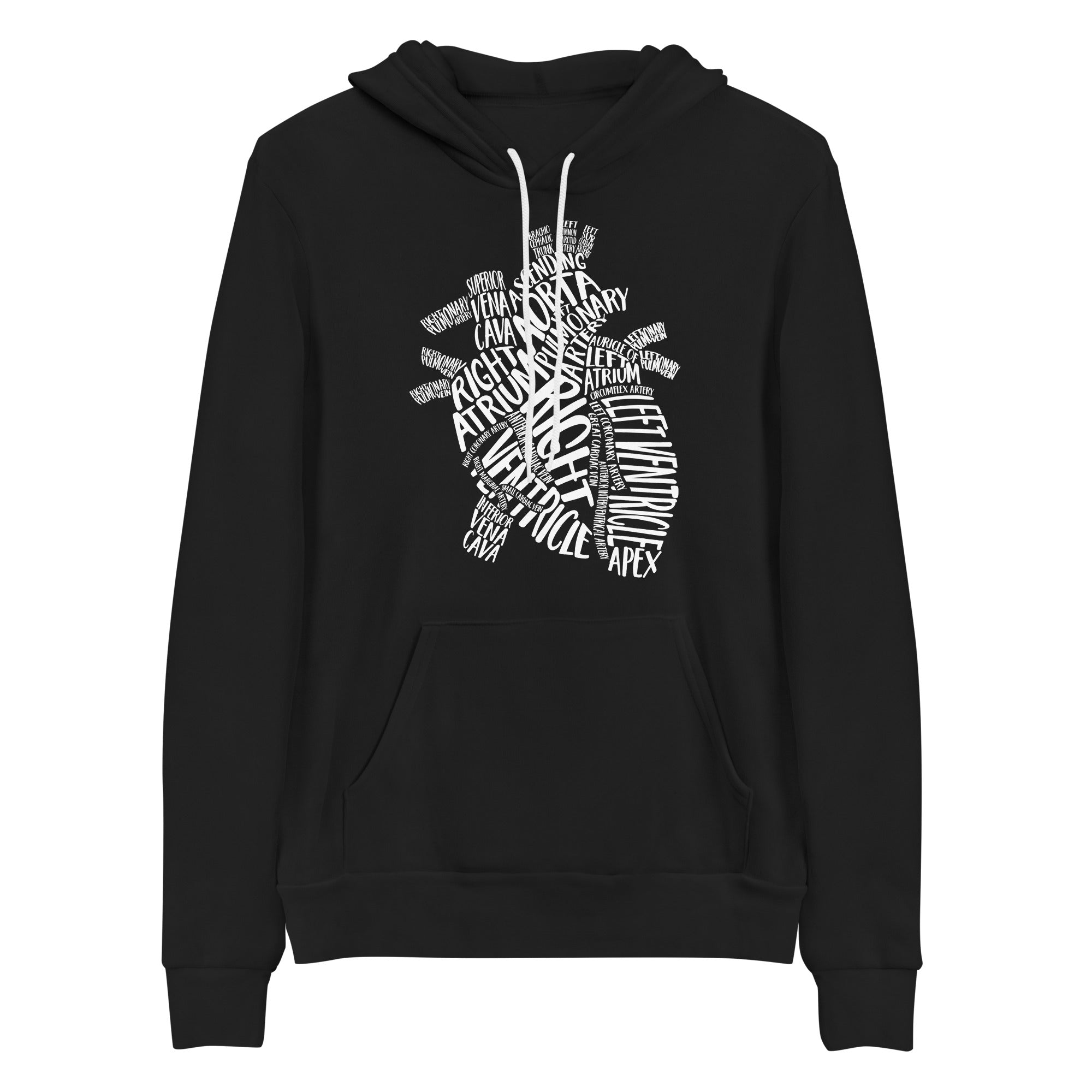 Hoodie: Typographical Heart