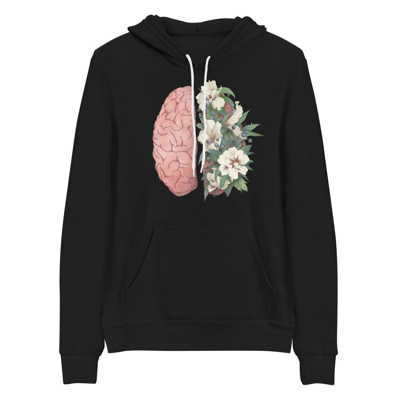 Hoodie: Floral Brain