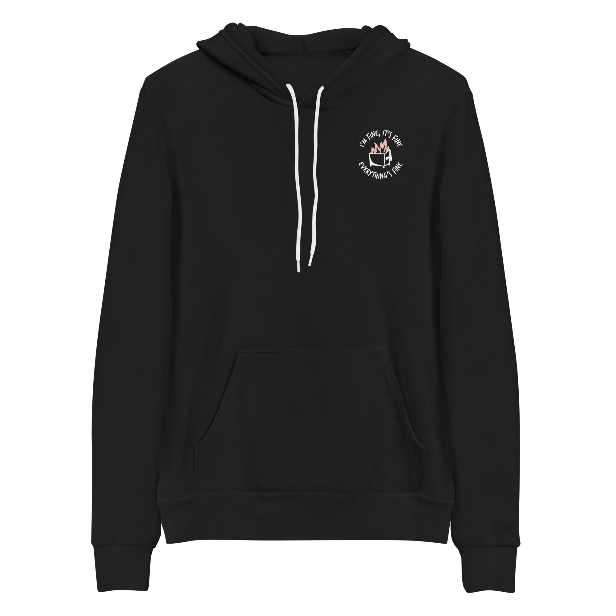 Hoodie: Dumpster Fire - Left Chest