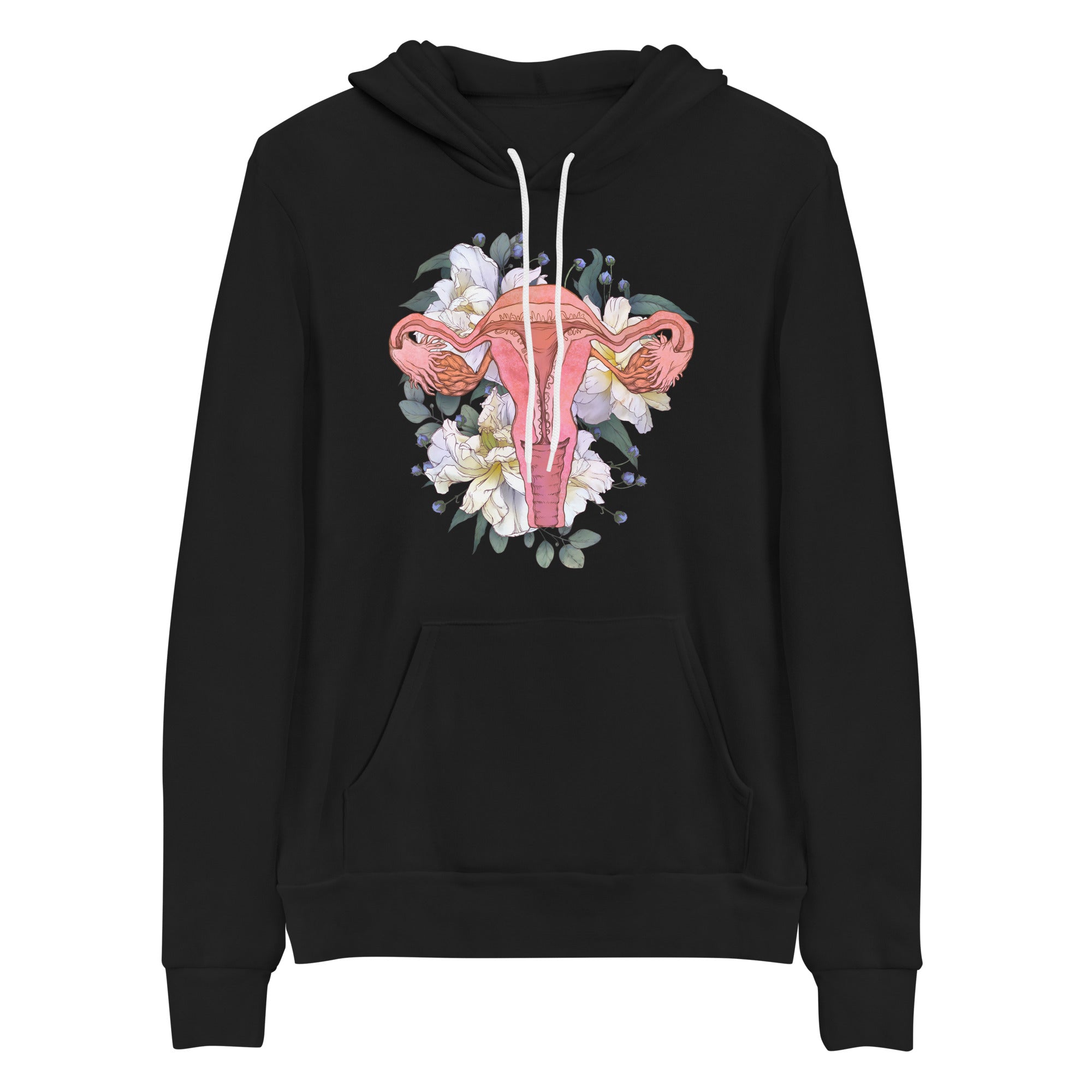 Hoodie: Floral Uterus