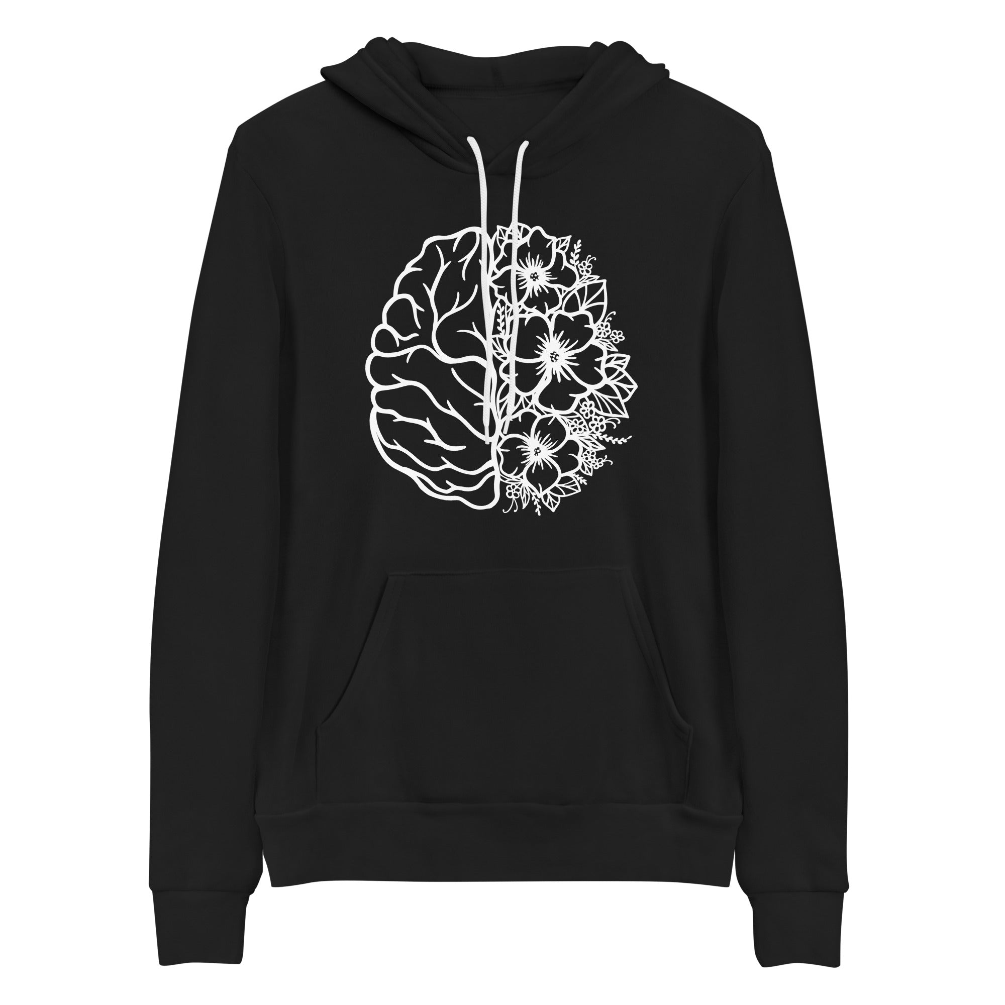 Hoodie: Floral Brain