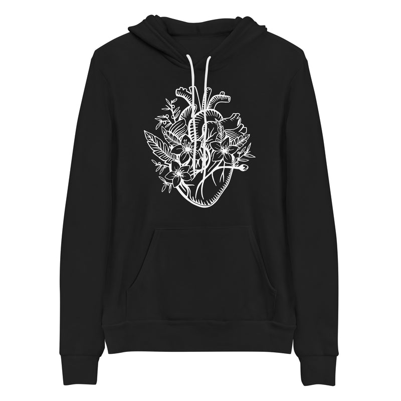 Hoodie: Floral Heart