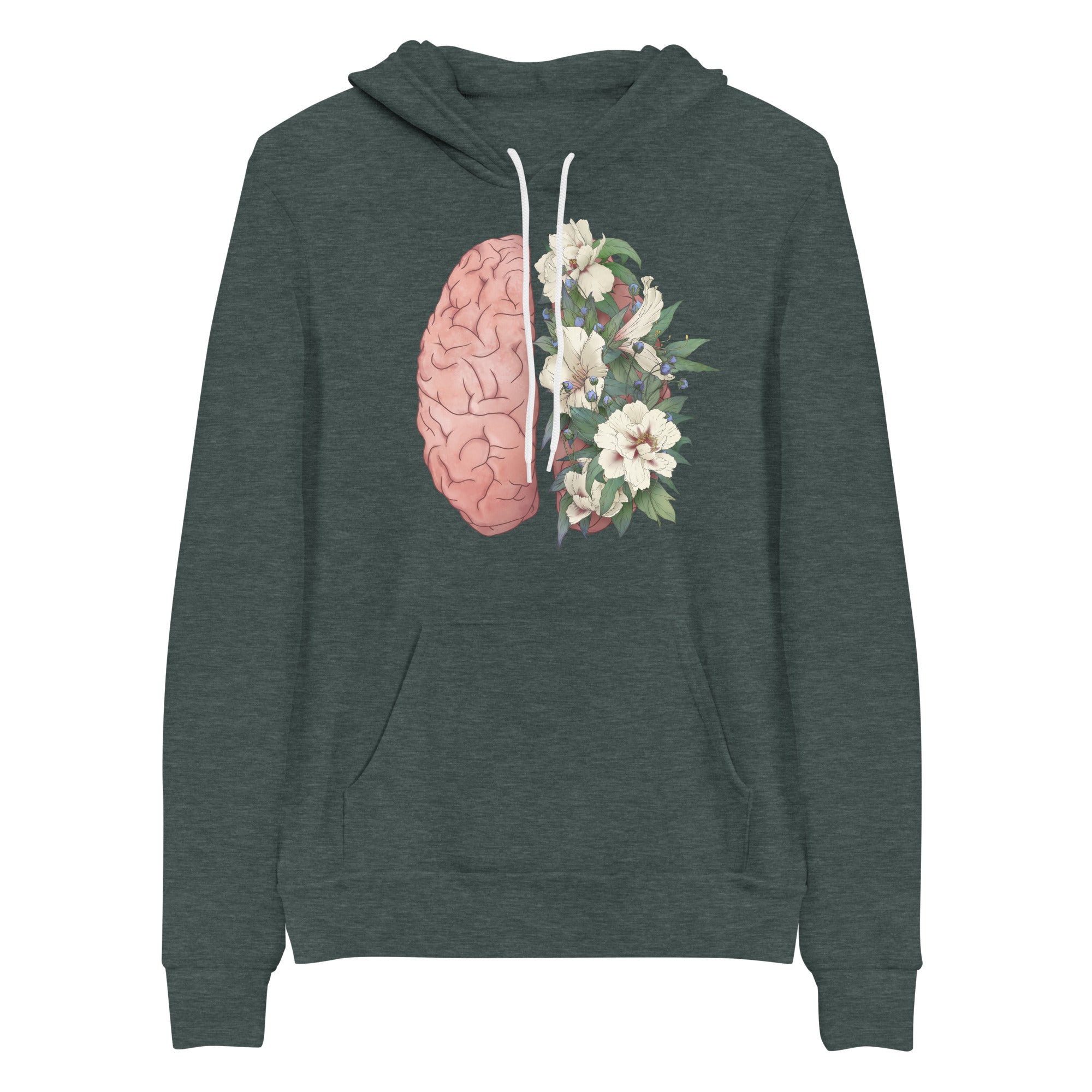 Hoodie: Floral Brain