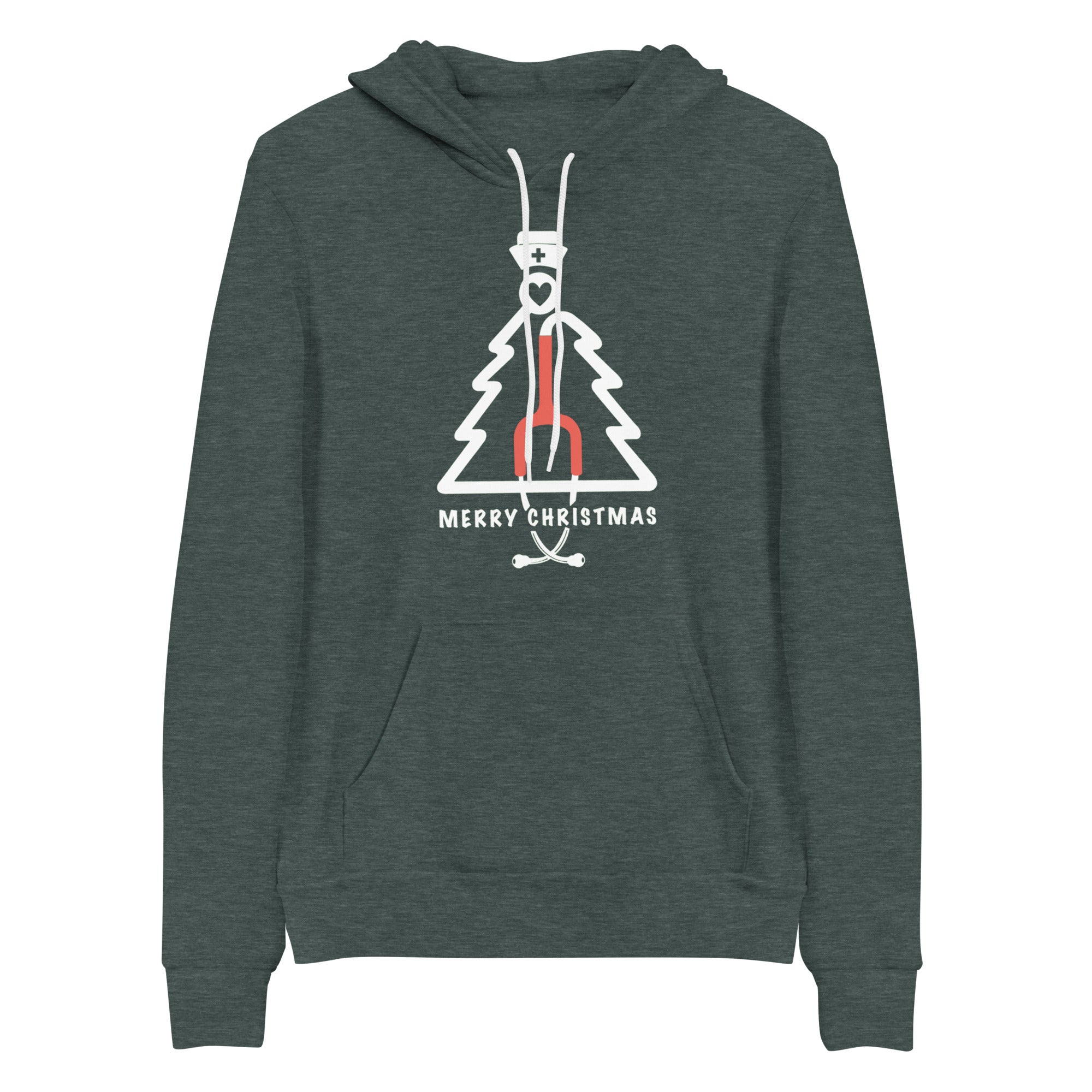 Hoodie: Stethoscope Christmas Tree