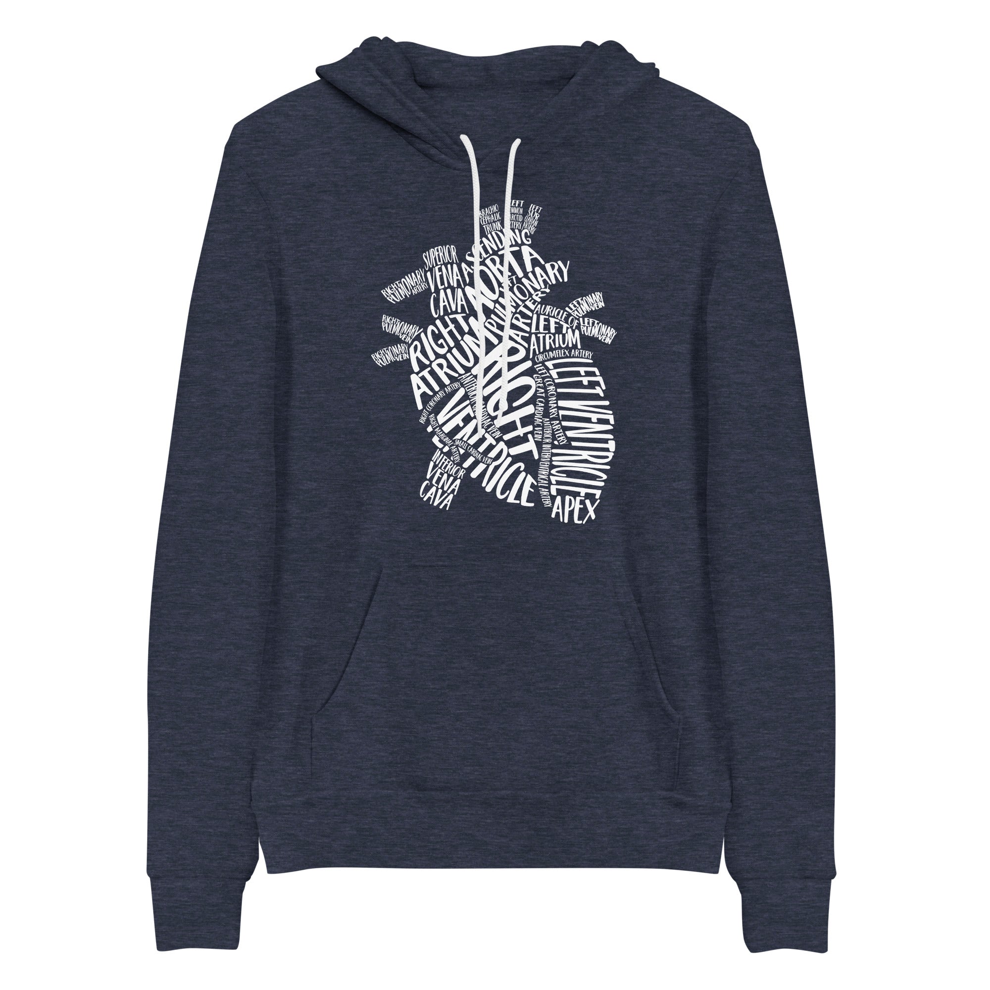Hoodie: Typographical Heart