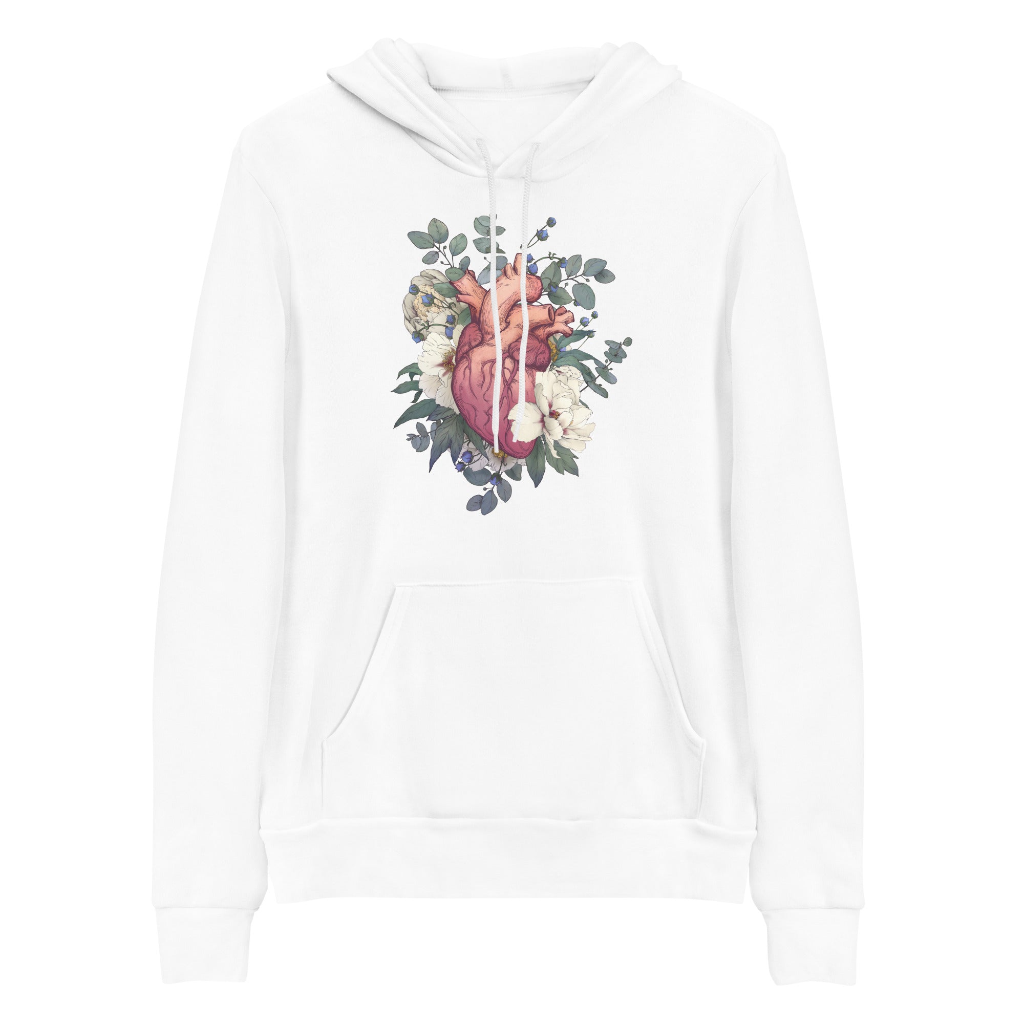 Hoodie: Floral Heart