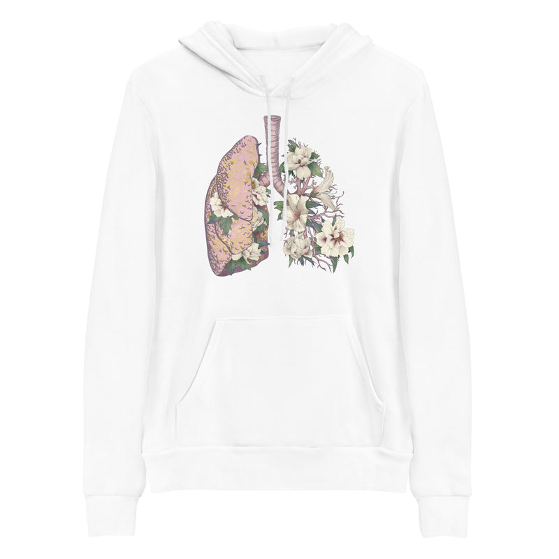 Hoodie: Floral Lungs