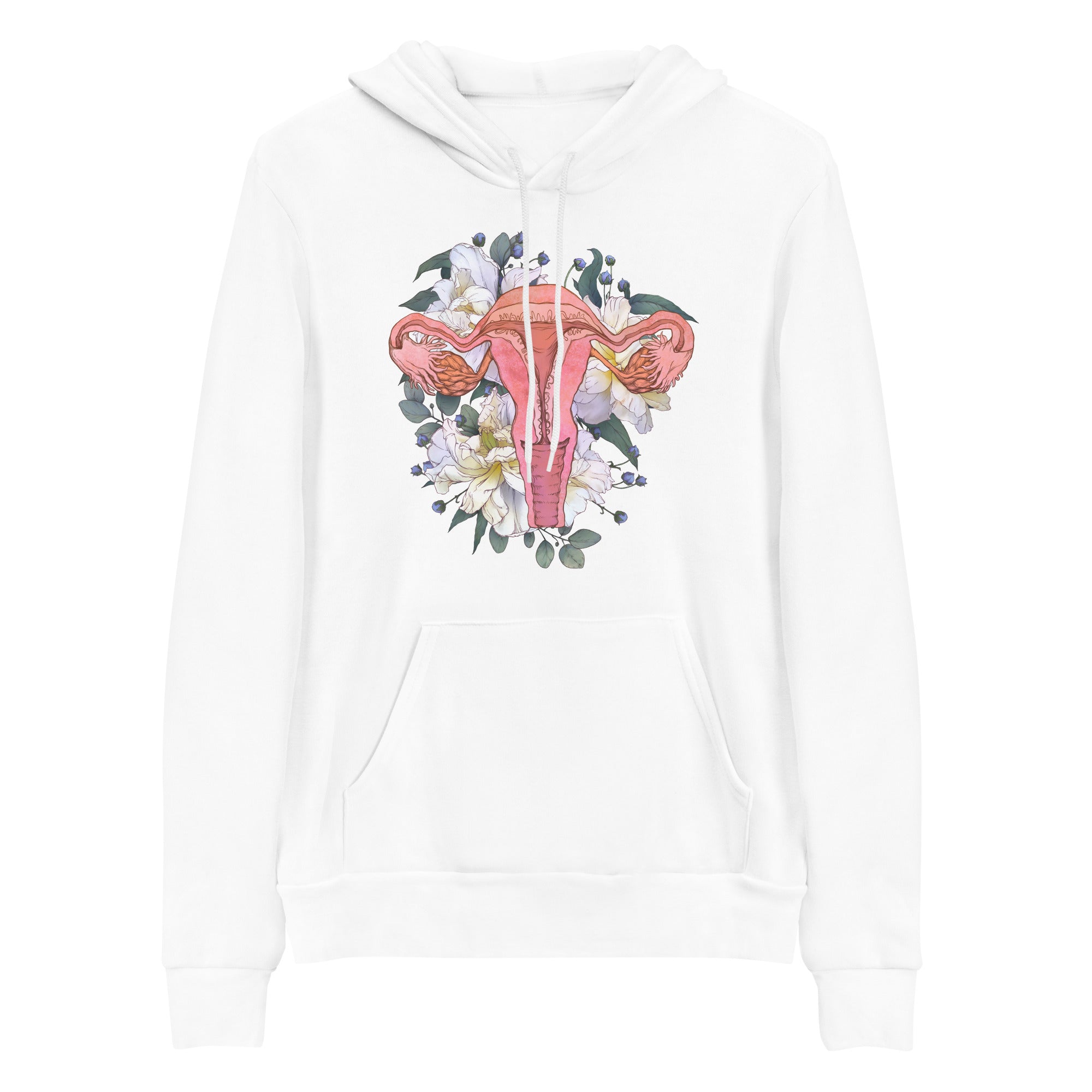Hoodie: Floral Uterus