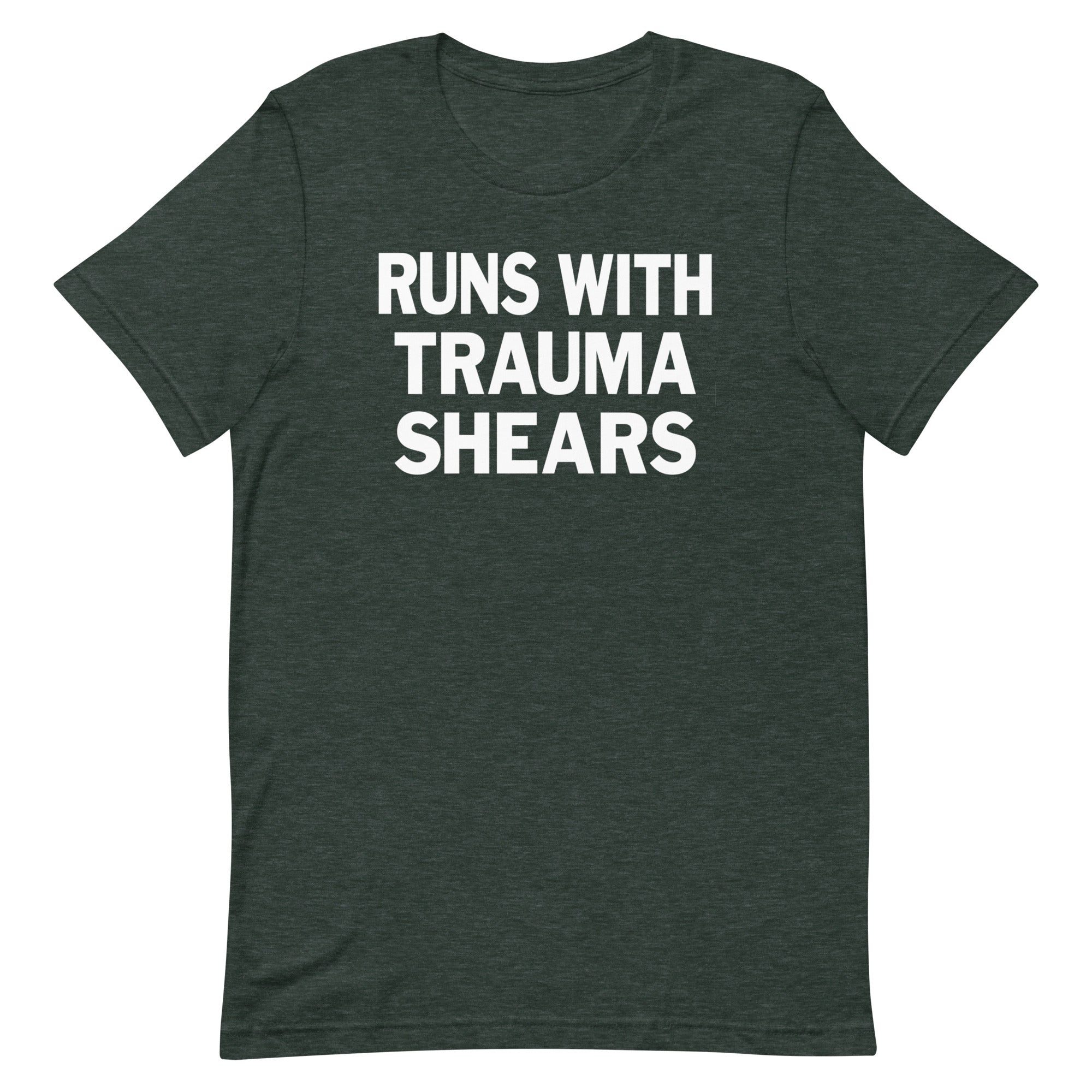 Runs with Trauma Shears