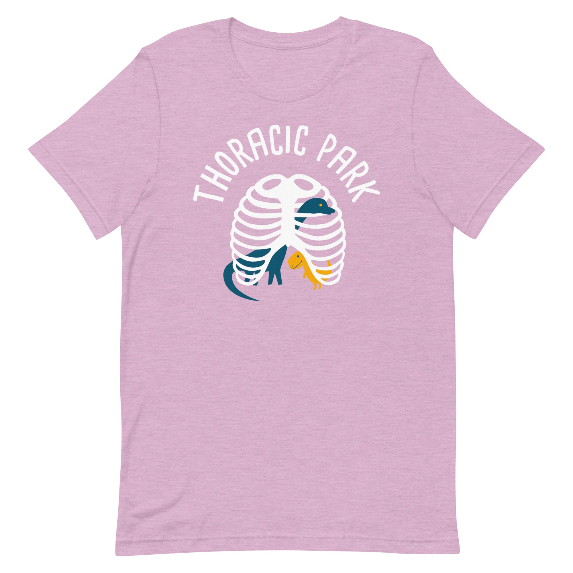 Thoracic Park | Dark Teal & Gold Dinosaurs