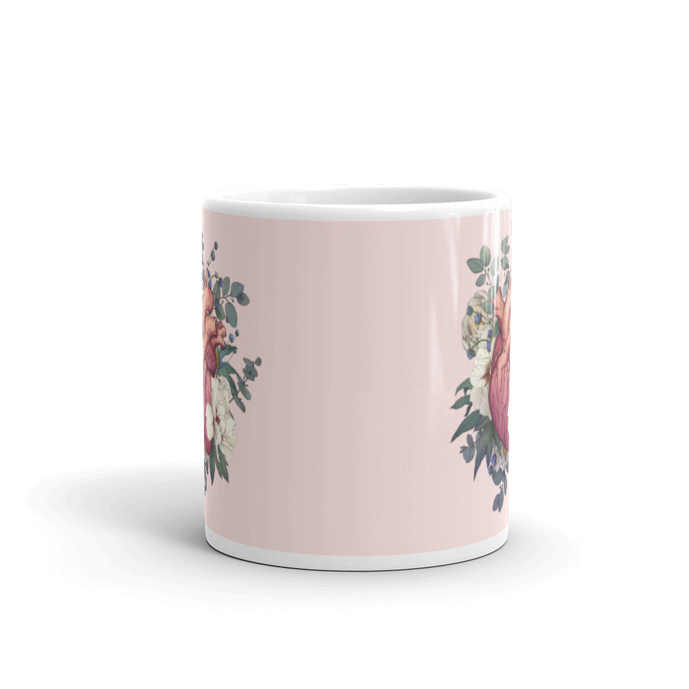 Mug: Floral Heart