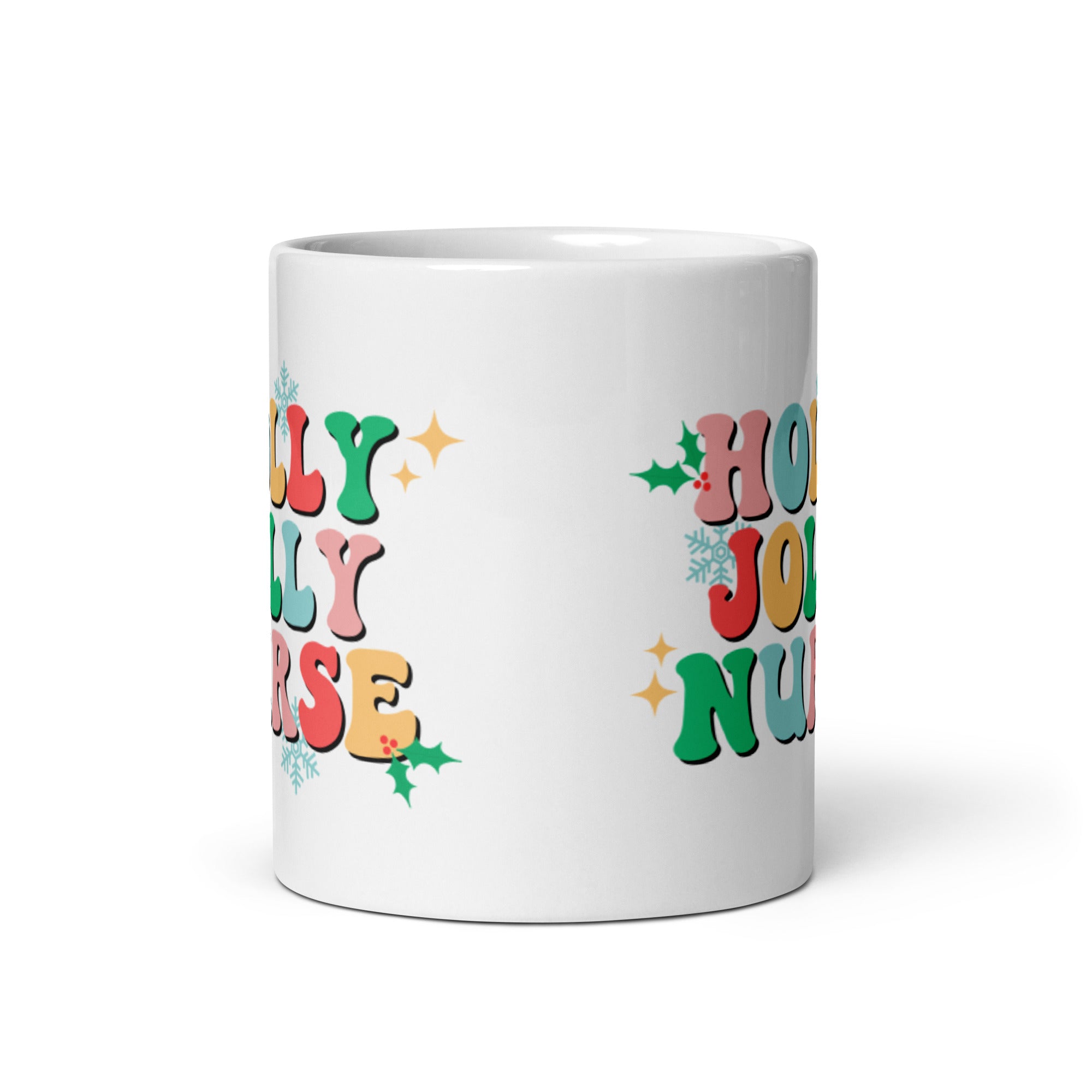 Mug: Holly Jolly Nurse