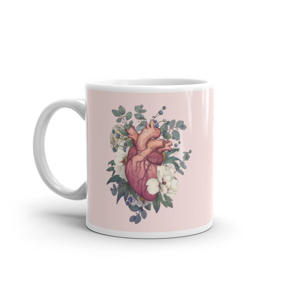 Mug: Floral Heart