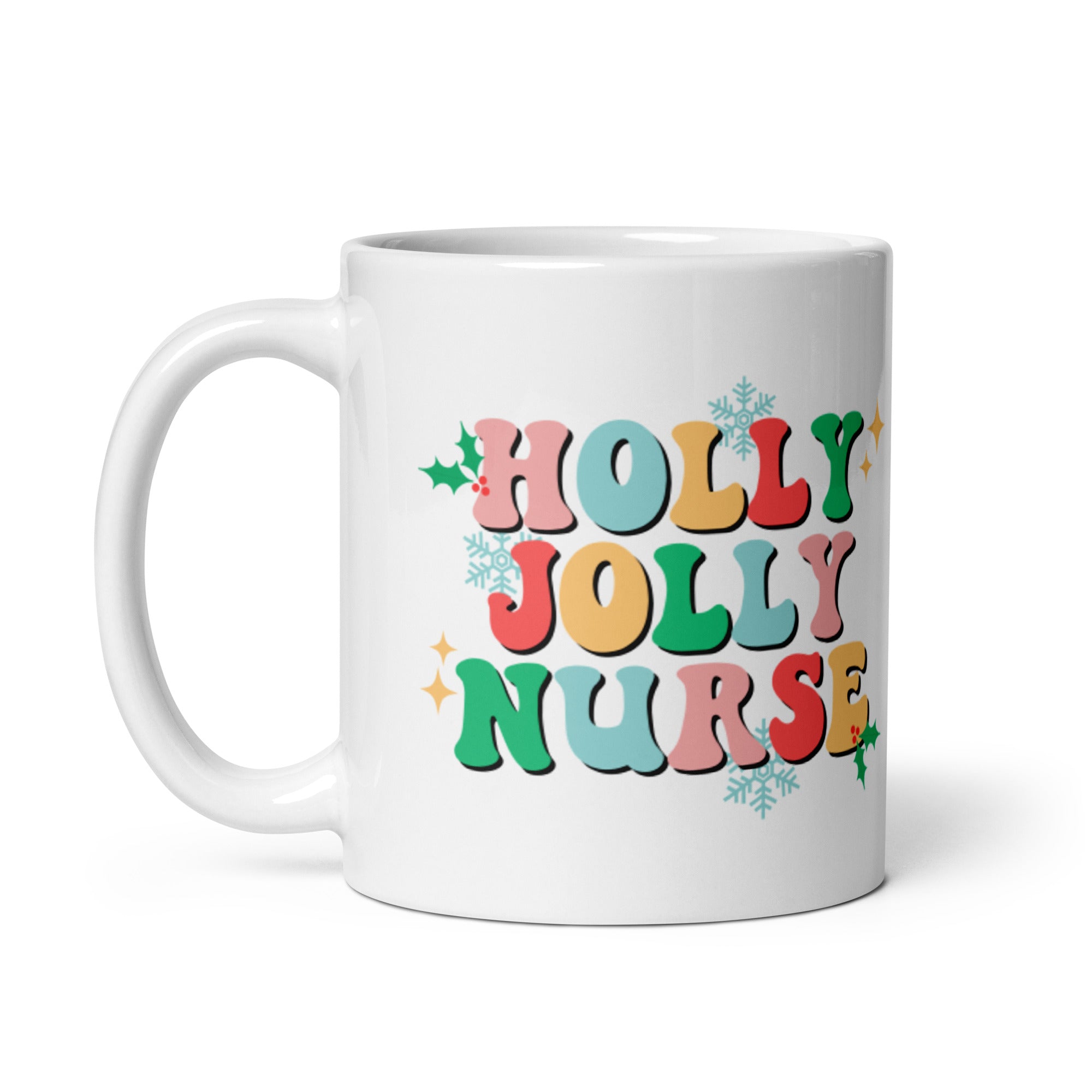 Mug: Holly Jolly Nurse