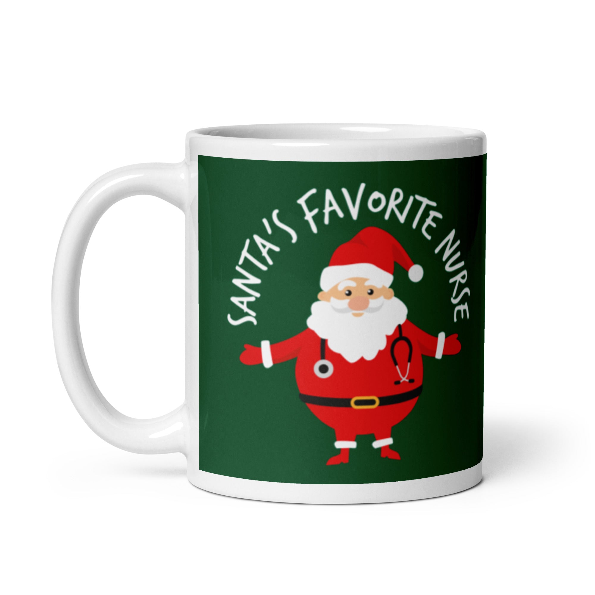Mug: Santa's Favorite Nurse
