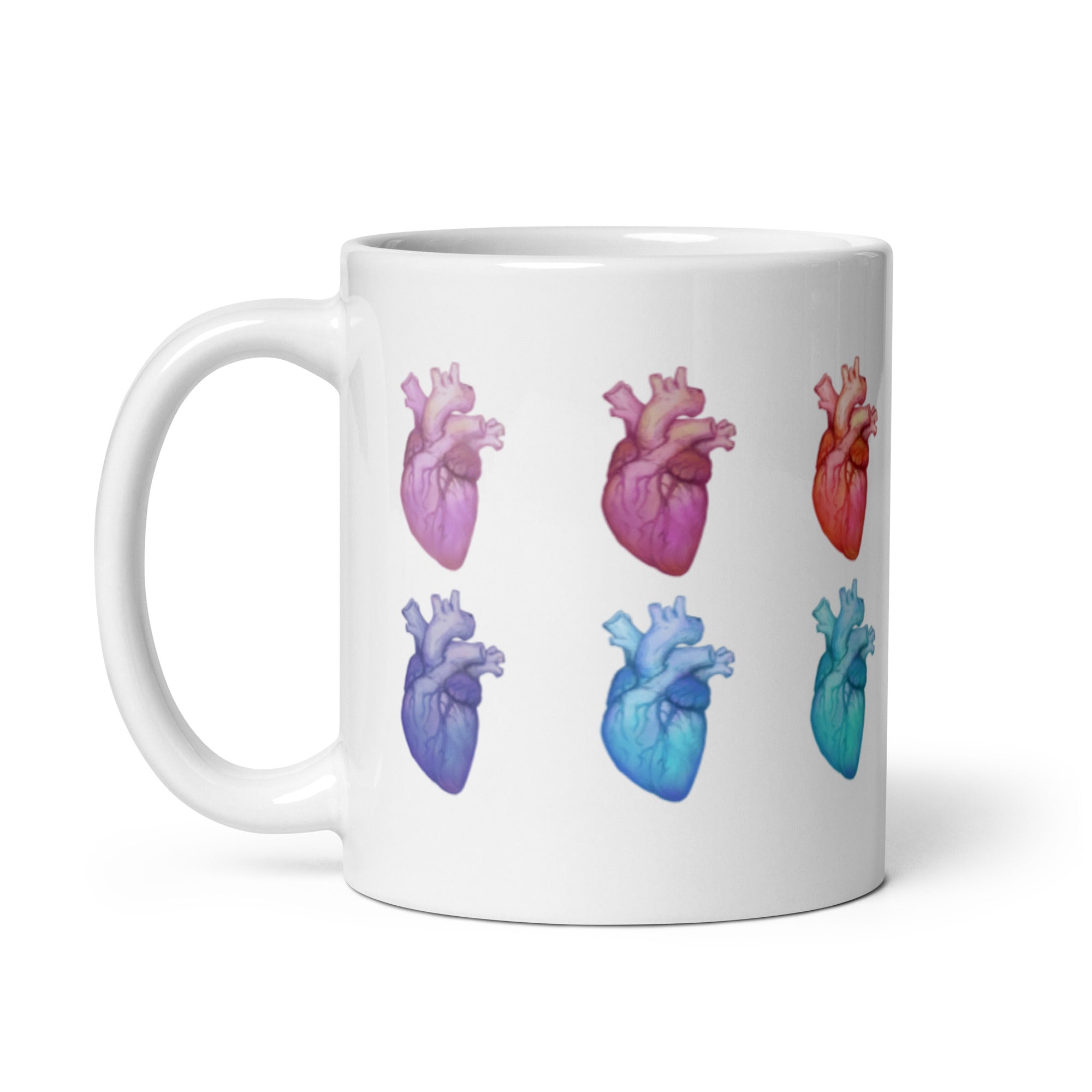 Mug: Rainbow Hearts