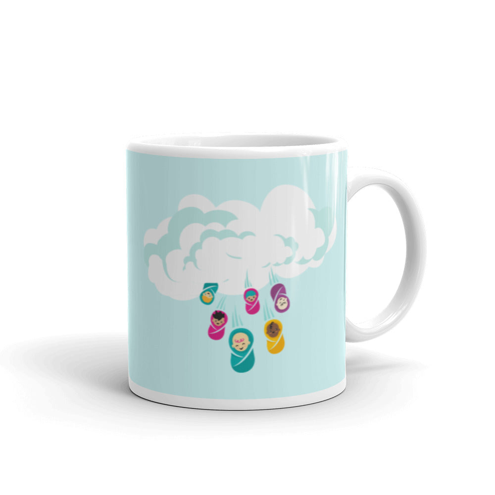 Mug: Raining Babies