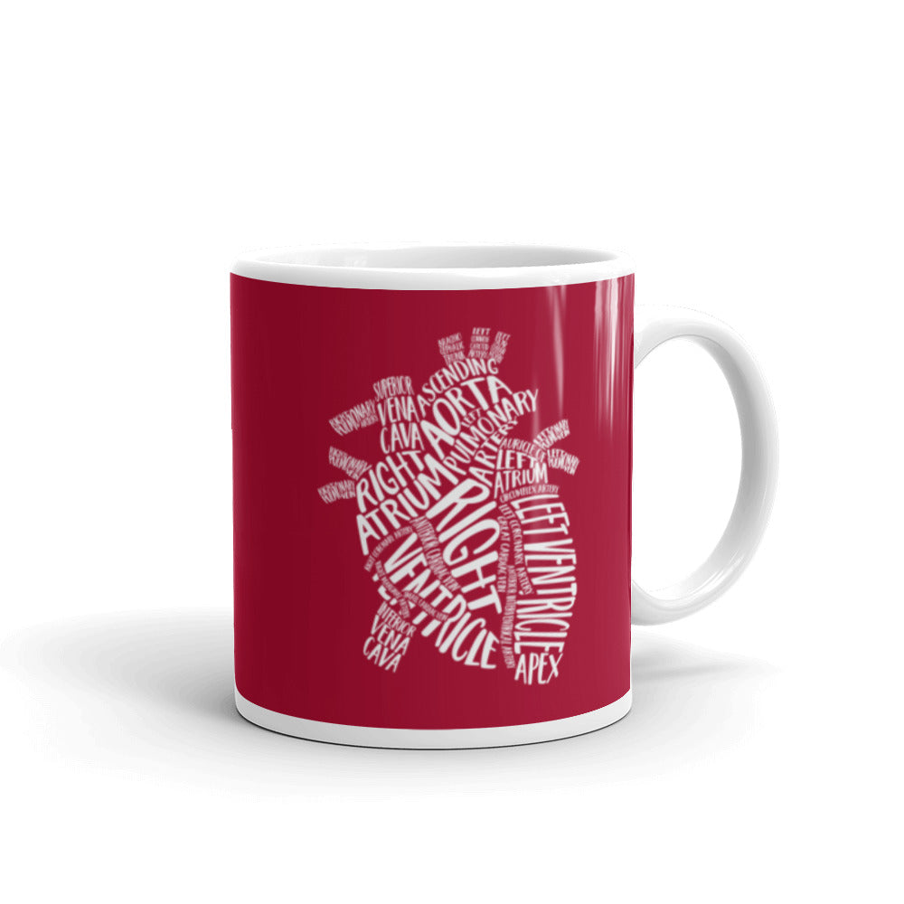 Mug: Typographical Heart